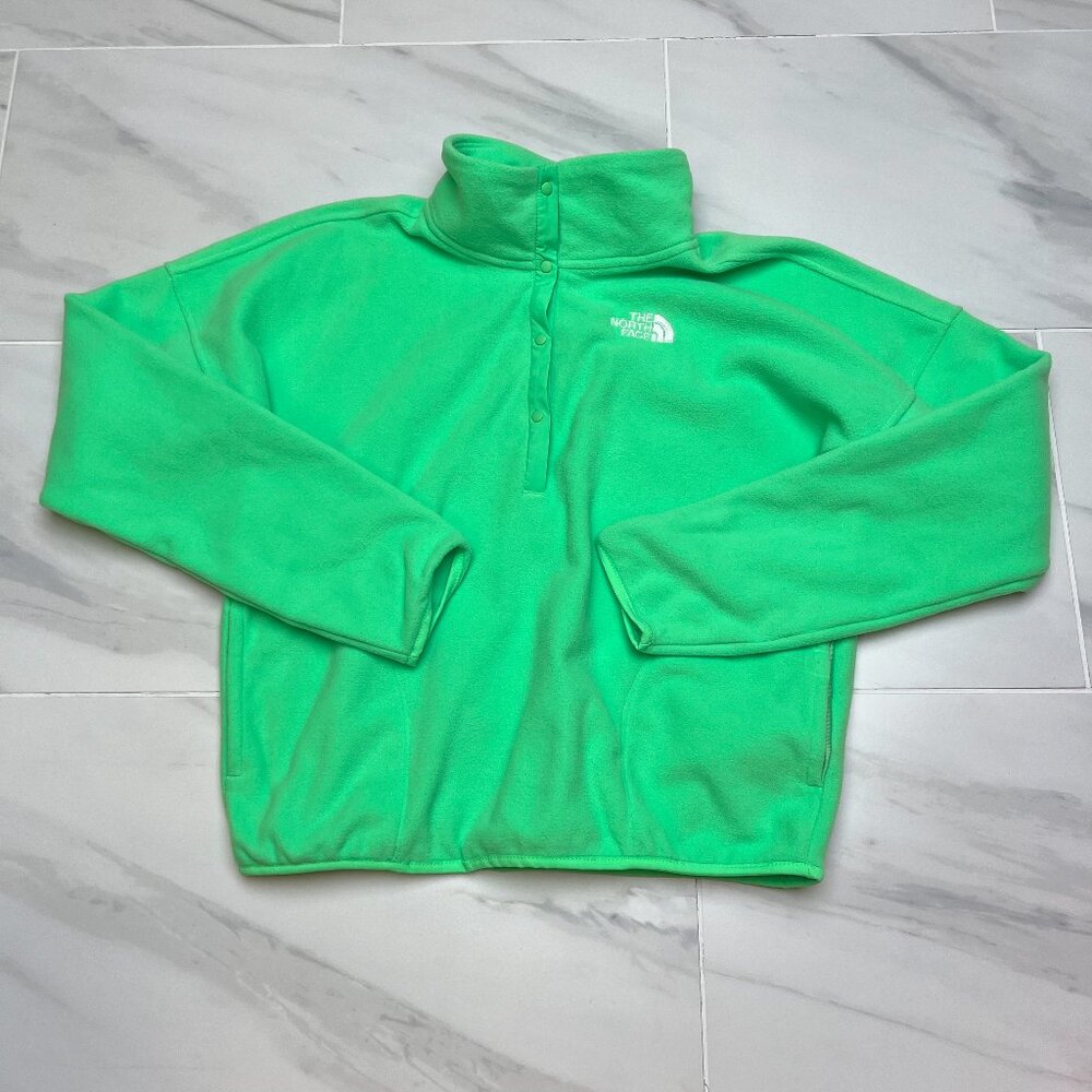 The North Face Girl's Glacier 'Chlorophyll Green' Pullover NF0A84M48YK size 2XL